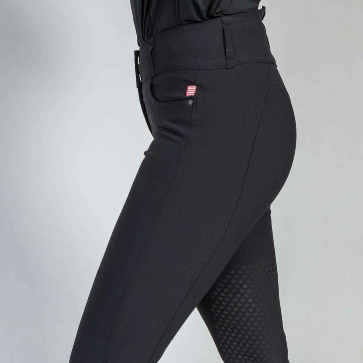 Back on Track Breeches Julia Knee Grip Black