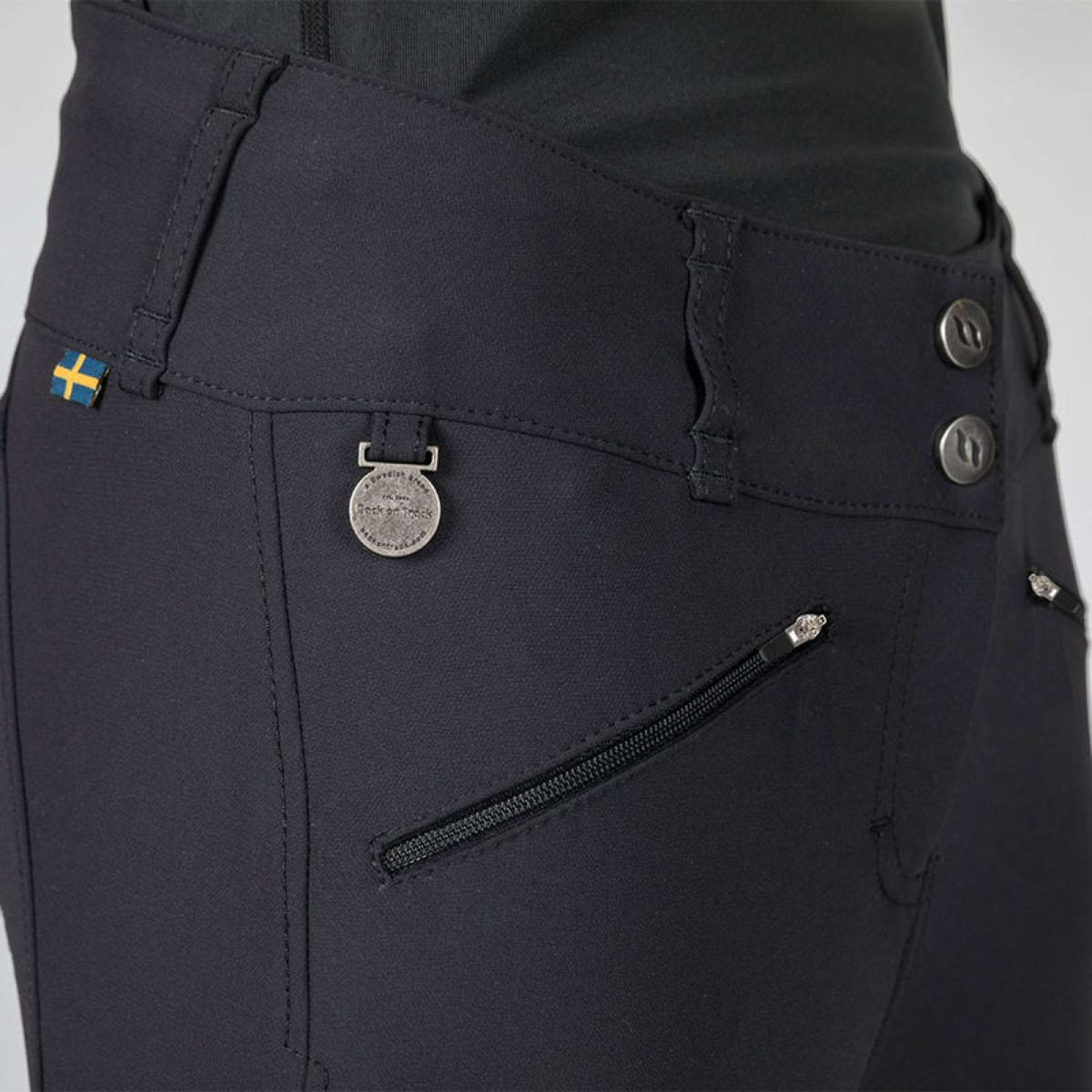 Back on Track Breeches Katie Full Grip Black