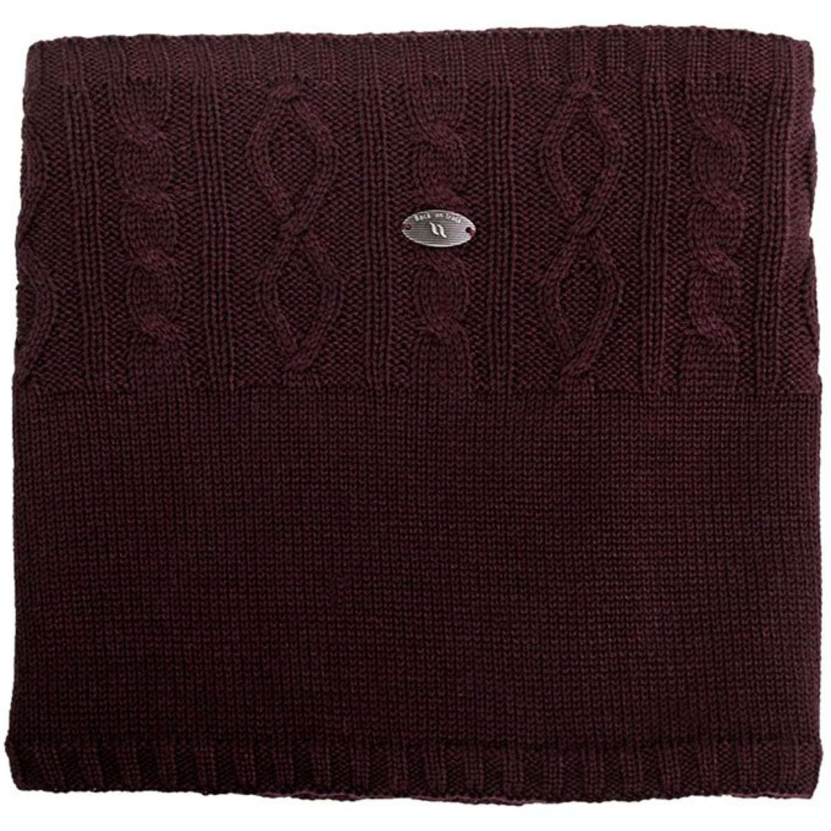 Back on Track Neck Warmer Daisy Bordeaux