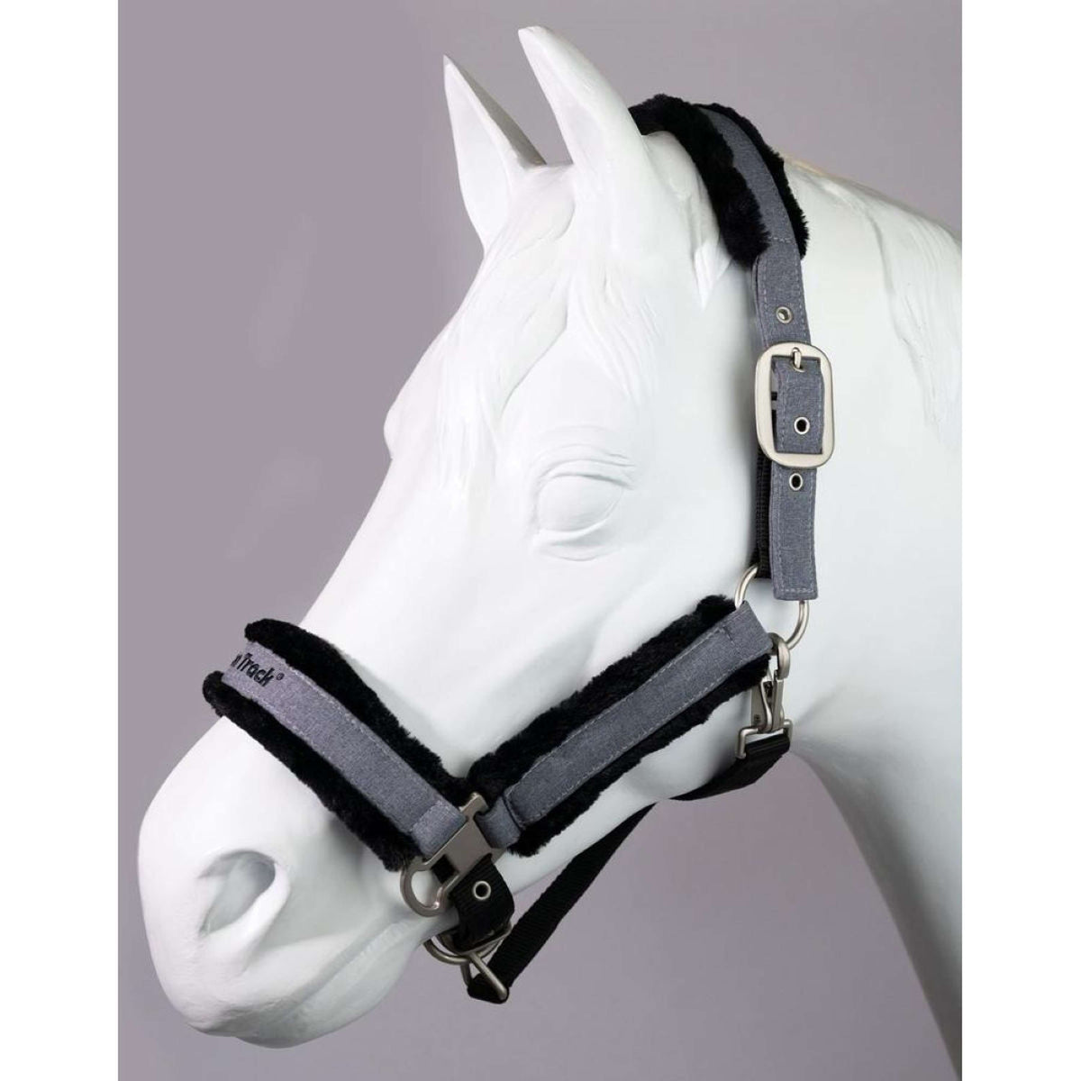 Back on Track Head Collar Haze Grey