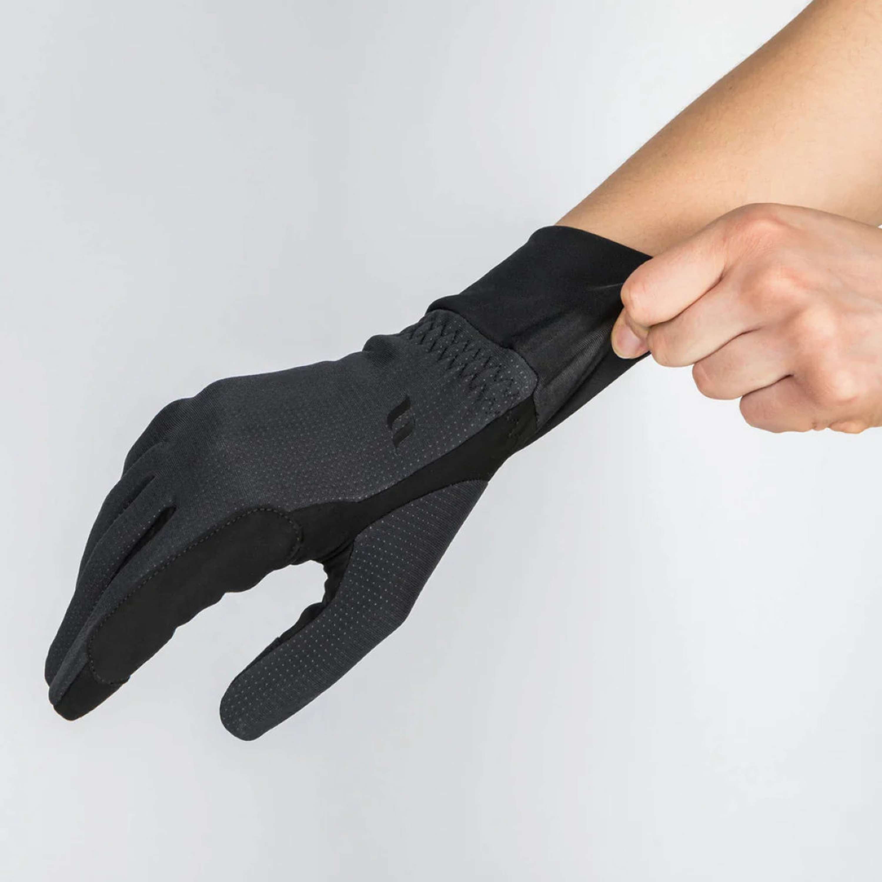 Back on Track Gloves Outback Velvet Grip Black