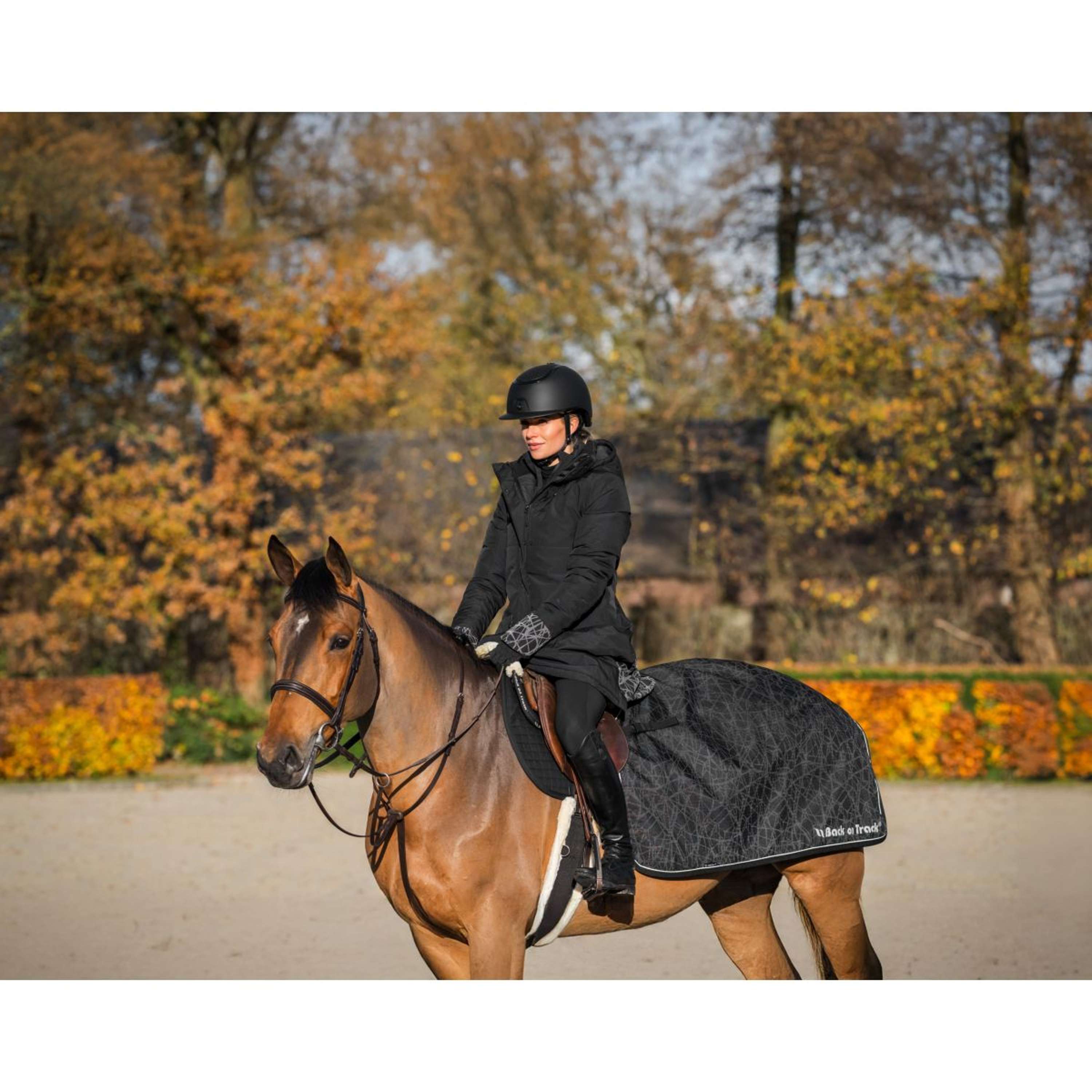 Back on Track Exercise Rug OUTTRAKK Reflective Black