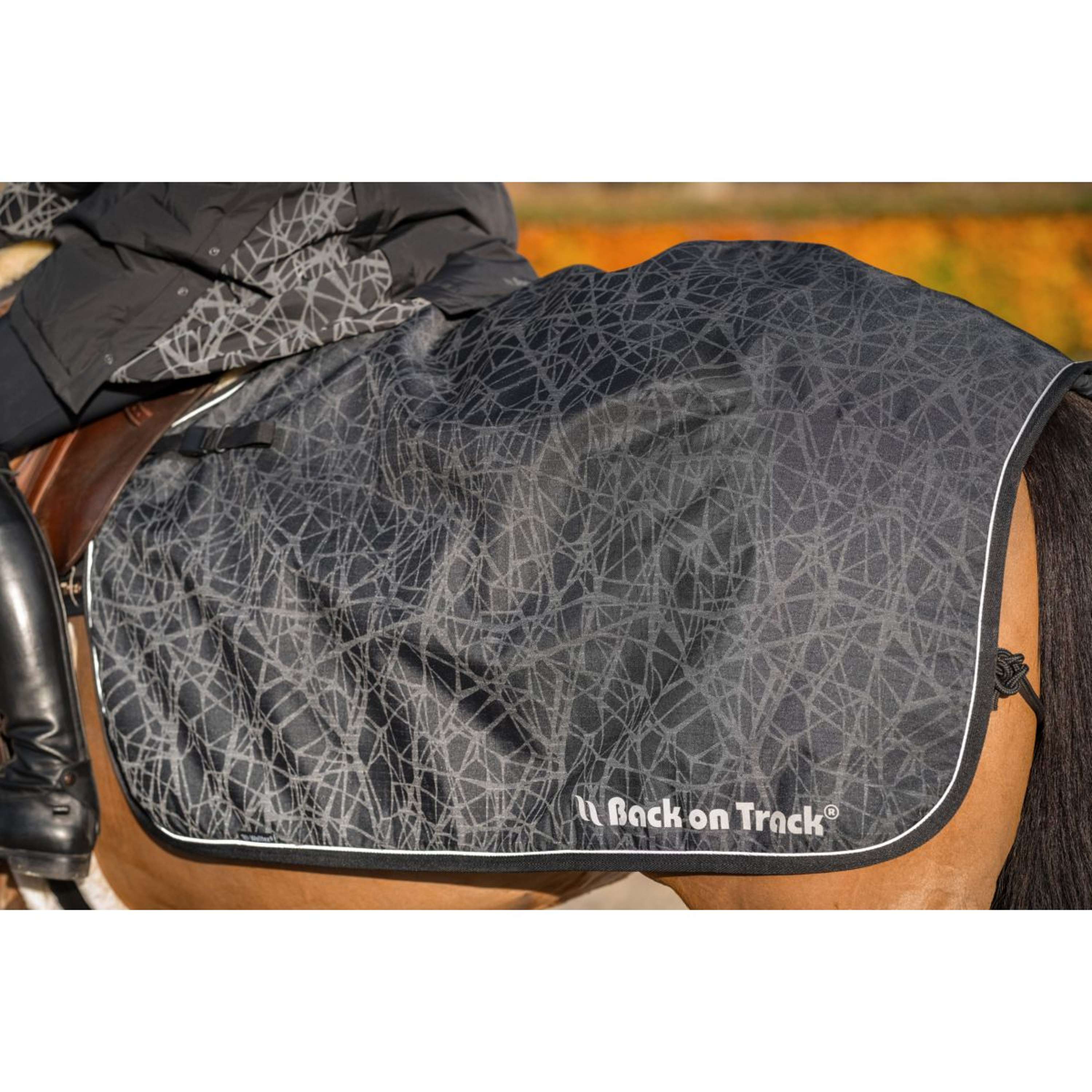 Back on Track Exercise Rug OUTTRAKK Reflective Black