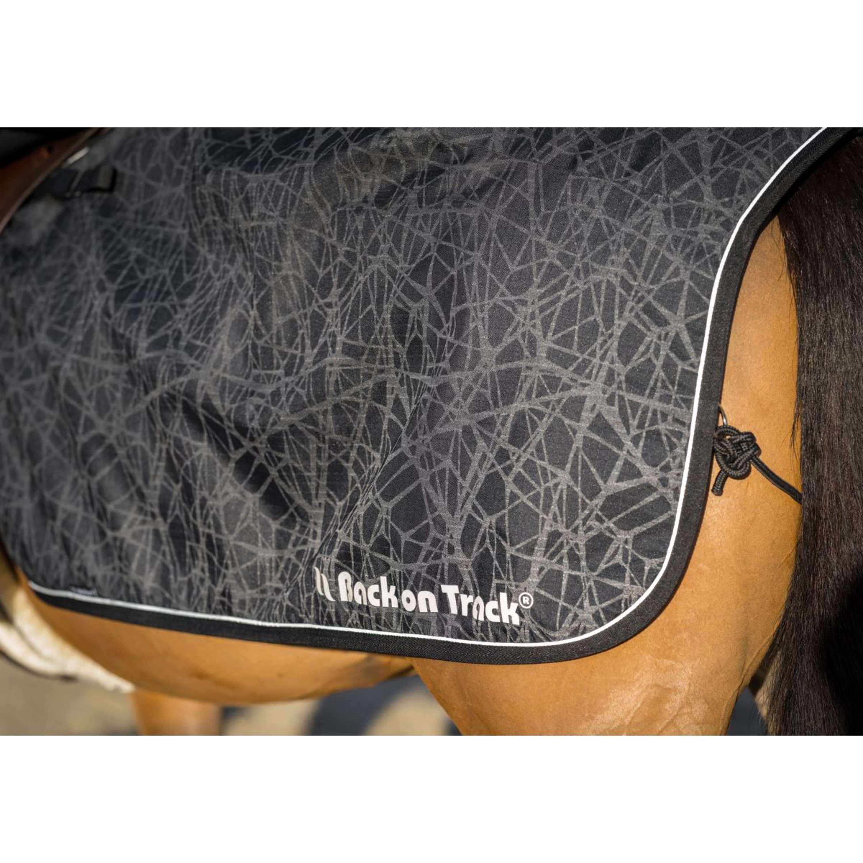 Back on Track Exercise Rug OUTTRAKK Reflective Black