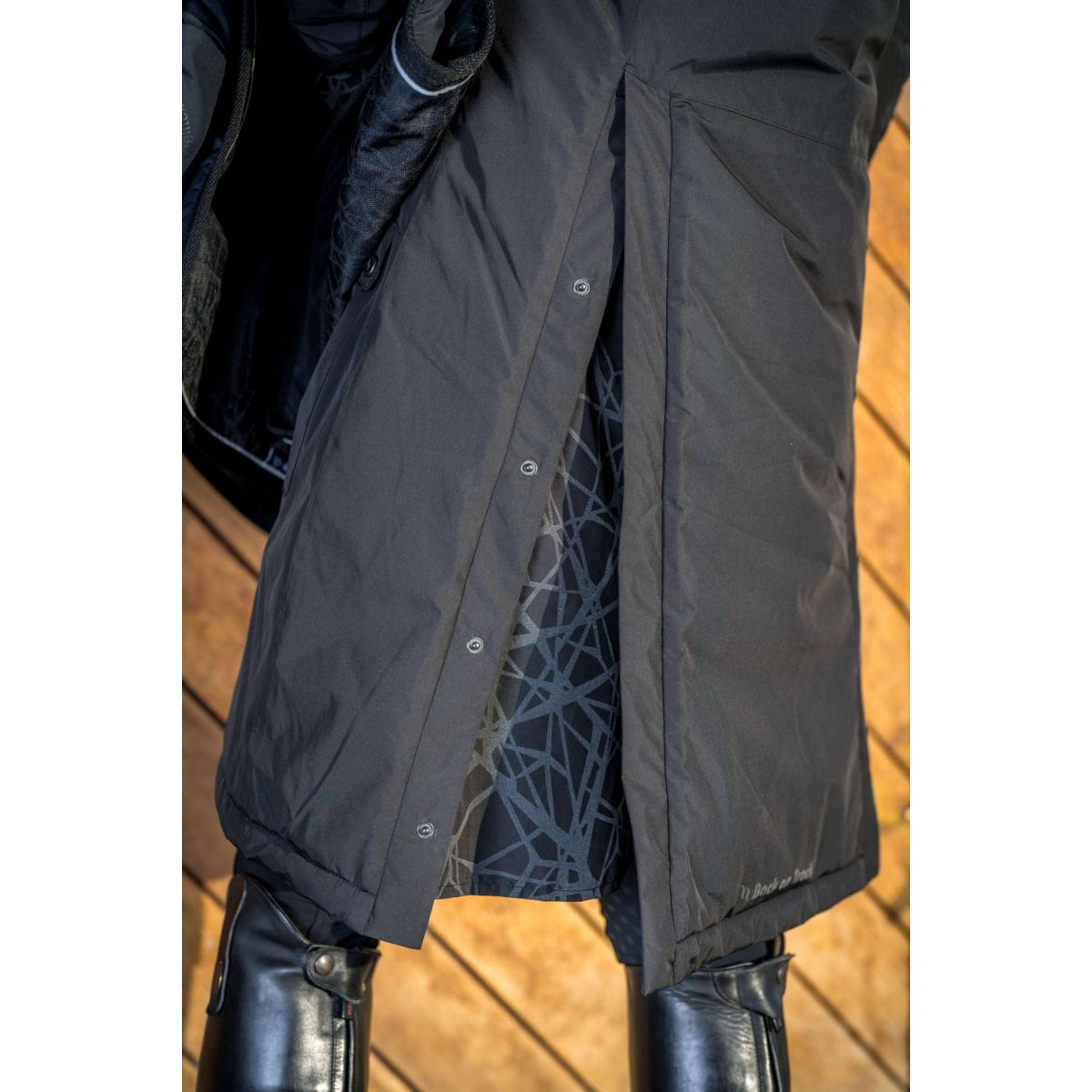 Back on Track Long Coat OUTTRAKK W's Reflective Black