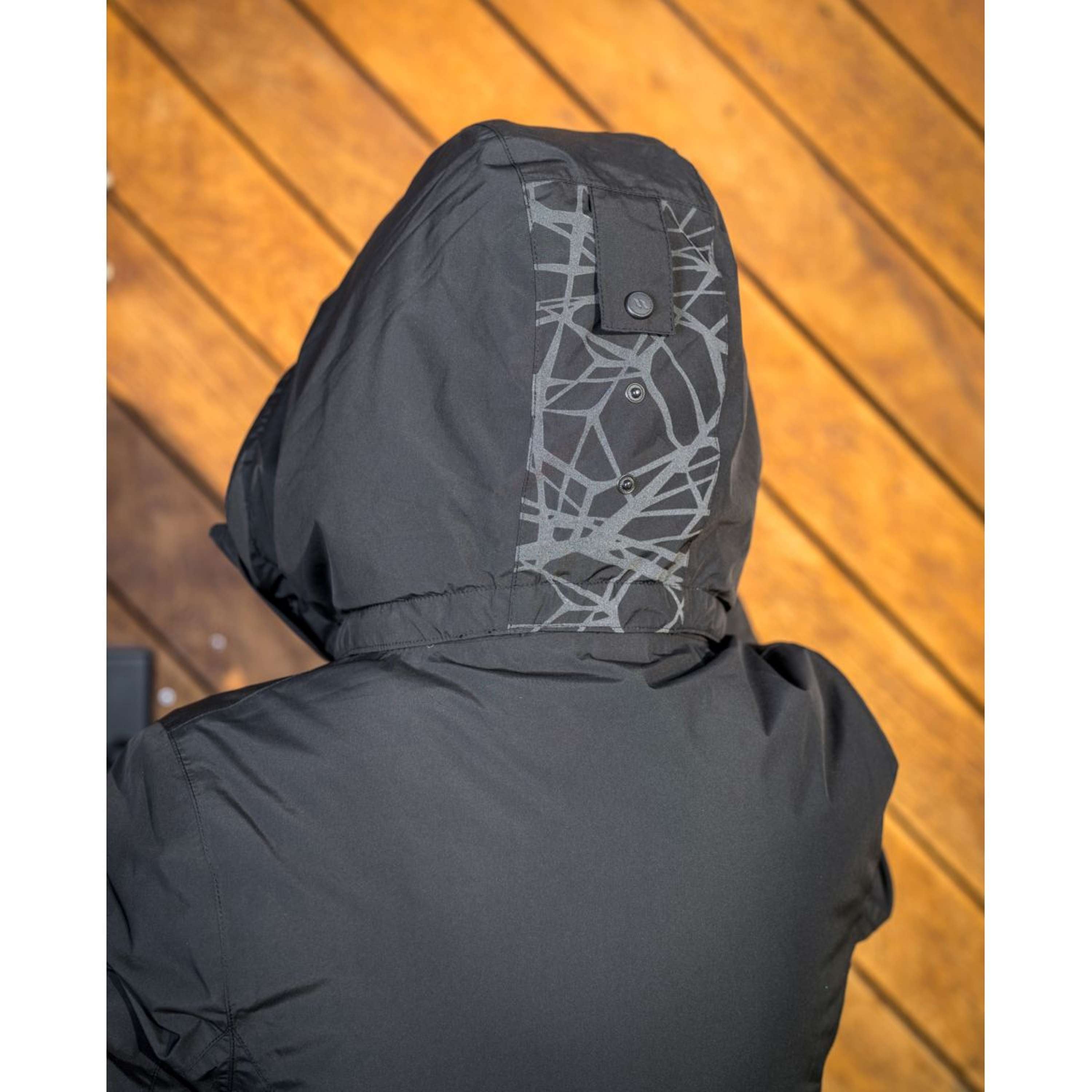 Back on Track Long Coat OUTTRAKK W's Reflective Black