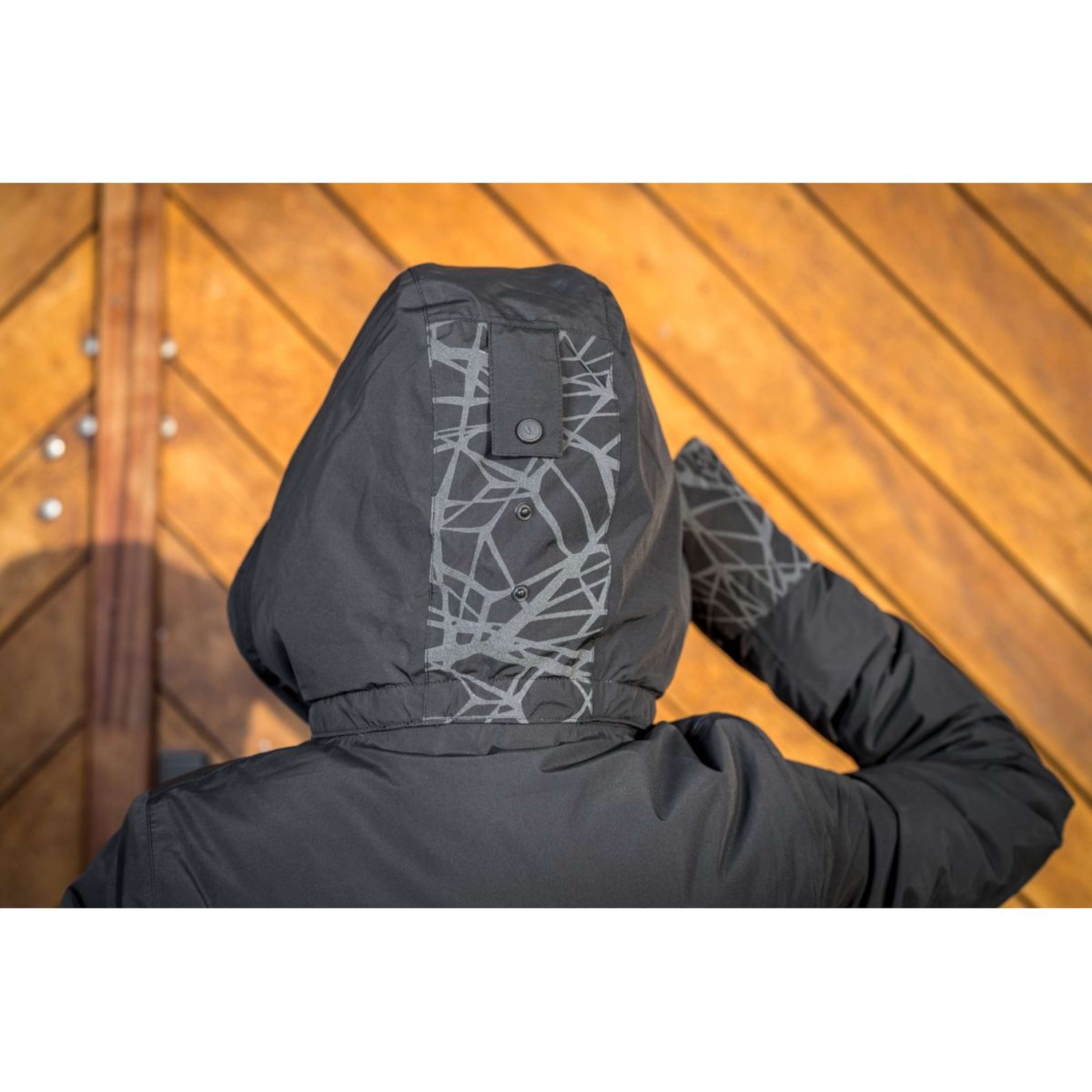 Back on Track Long Coat OUTTRAKK W's Reflective Black