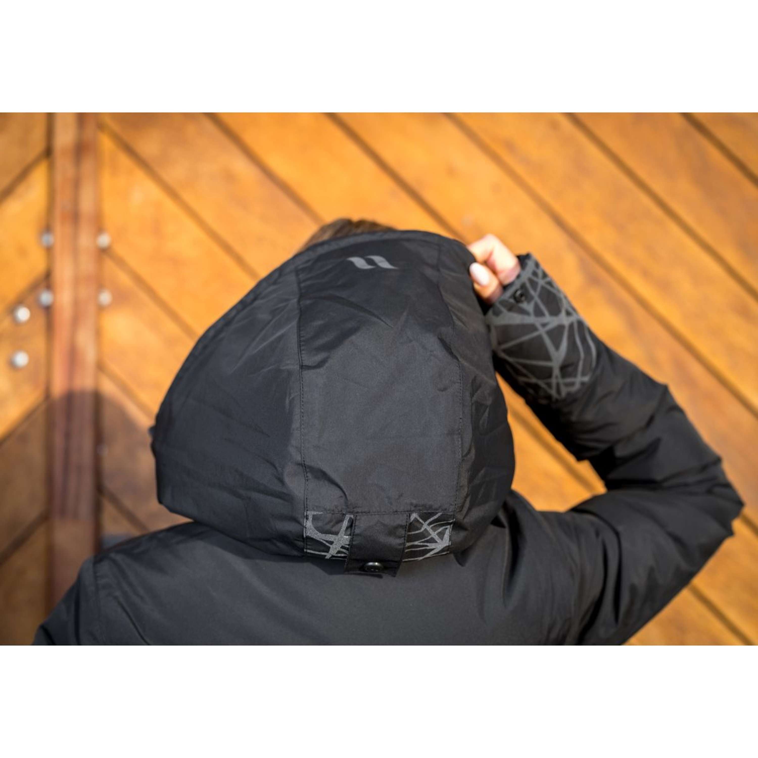 Back on Track Long Coat OUTTRAKK W's Reflective Black