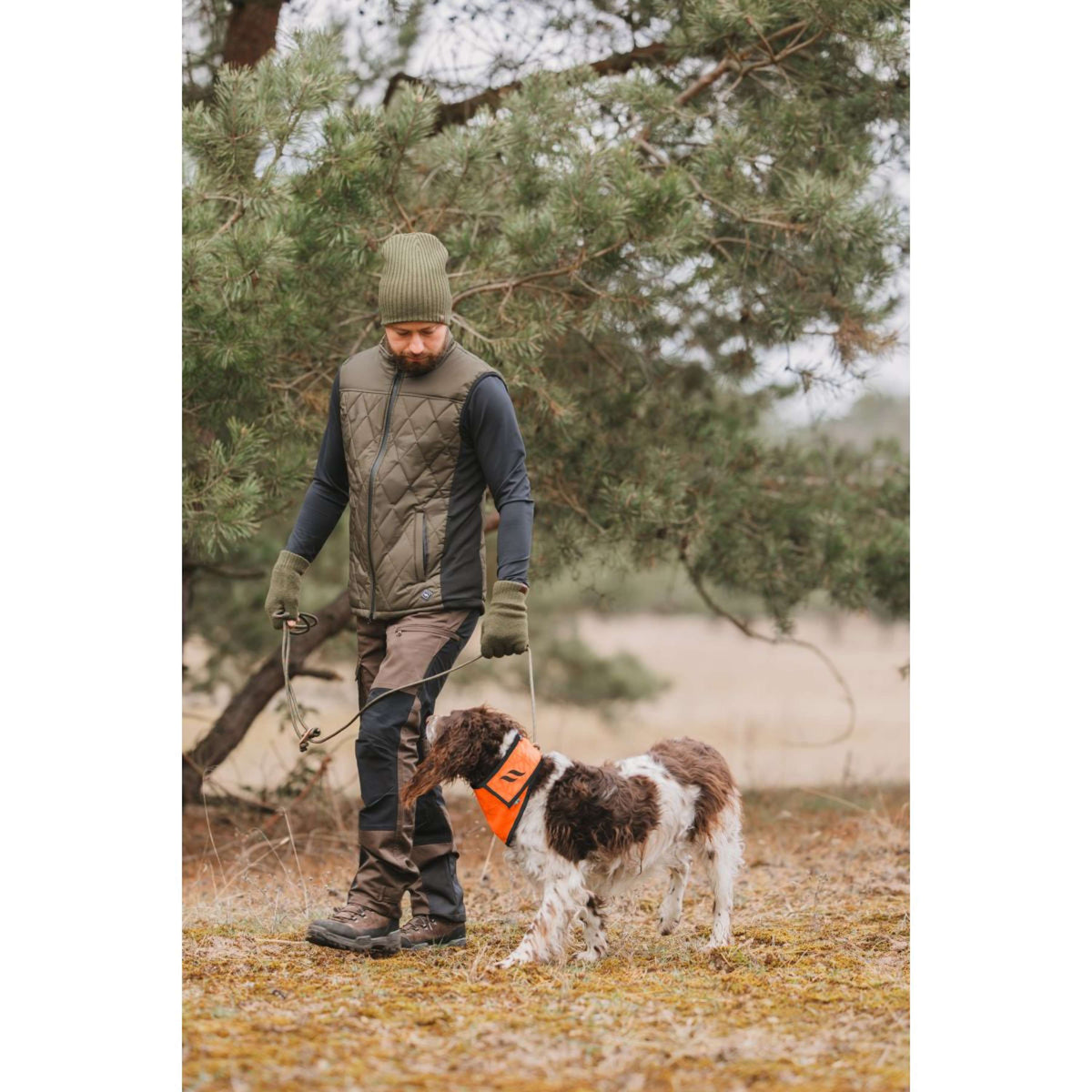 Back on Track Heated Vest Teide Olive