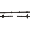 BR Reins Biothane Cinderford Anti-Slip Black/Silver