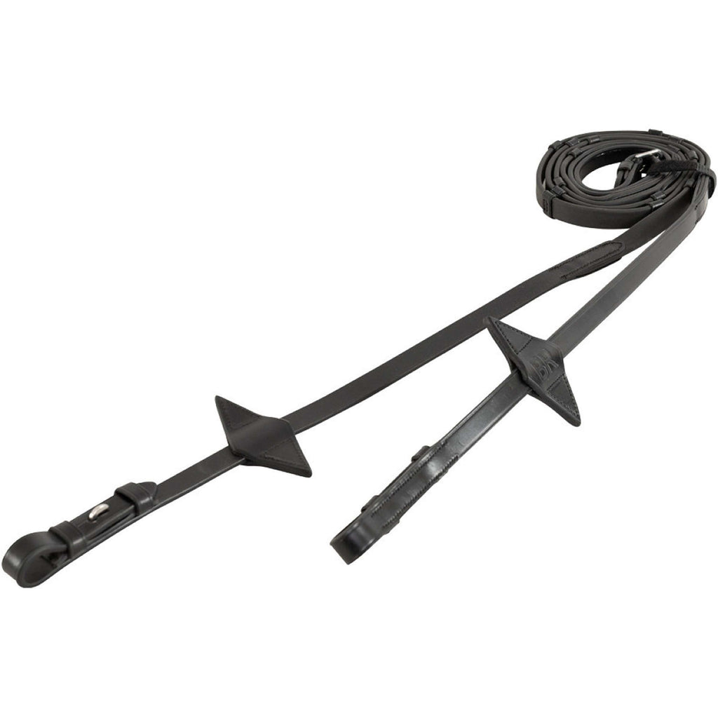 BR Reins Biothane Cinderford Anti-Slip Black/Silver