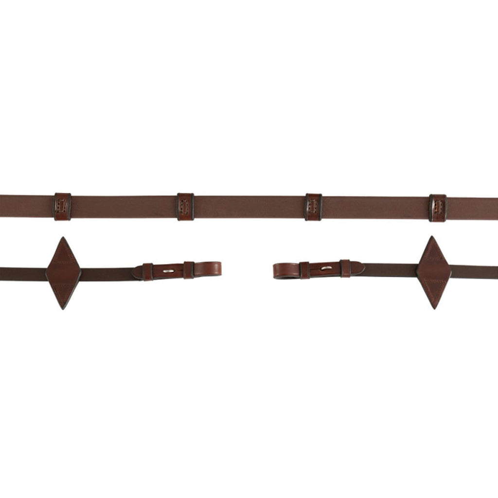 BR Reins Biothane Cinderford Anti-Slip Oak/Silver