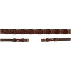 BR Reins Hunter Plaited Leather Oak/Silver