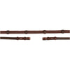 BR Reins Leather with Stoppers Oak/Silver