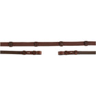BR Reins Leather with Stoppers Oak/Silver