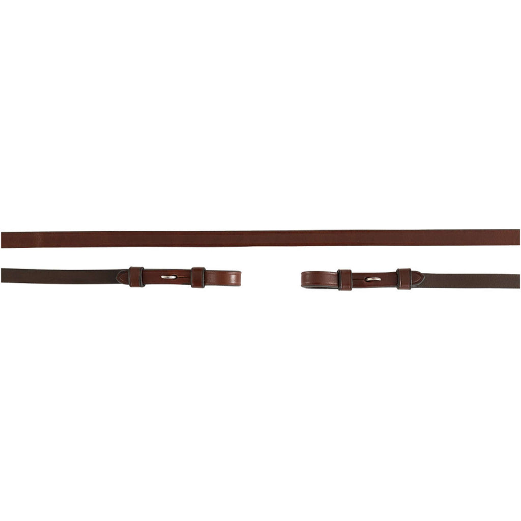 BR Weymouth Reins Leather Tight 13mm Blind Oak/Silver