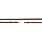BR Weymouth Reins Leather Tight 13mm Blind Oak/Silver