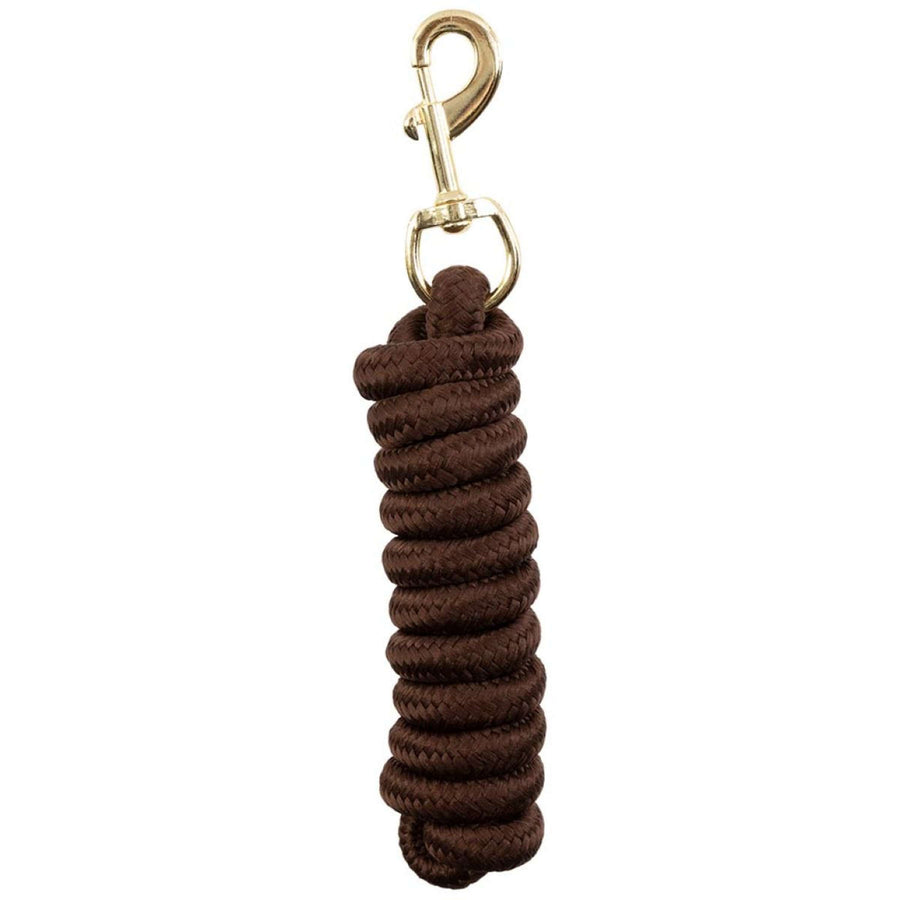BR Lead Rope Brass Snap Hook Choco Martini