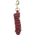 BR Lead Rope Brass Snap Hook Maroon