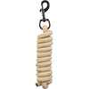 BR Lead Rope Matte Black Snap Hook Doeskin