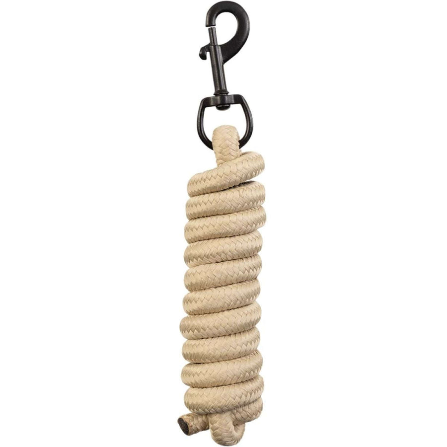 BR Lead Rope Matte Black Snap Hook Doeskin
