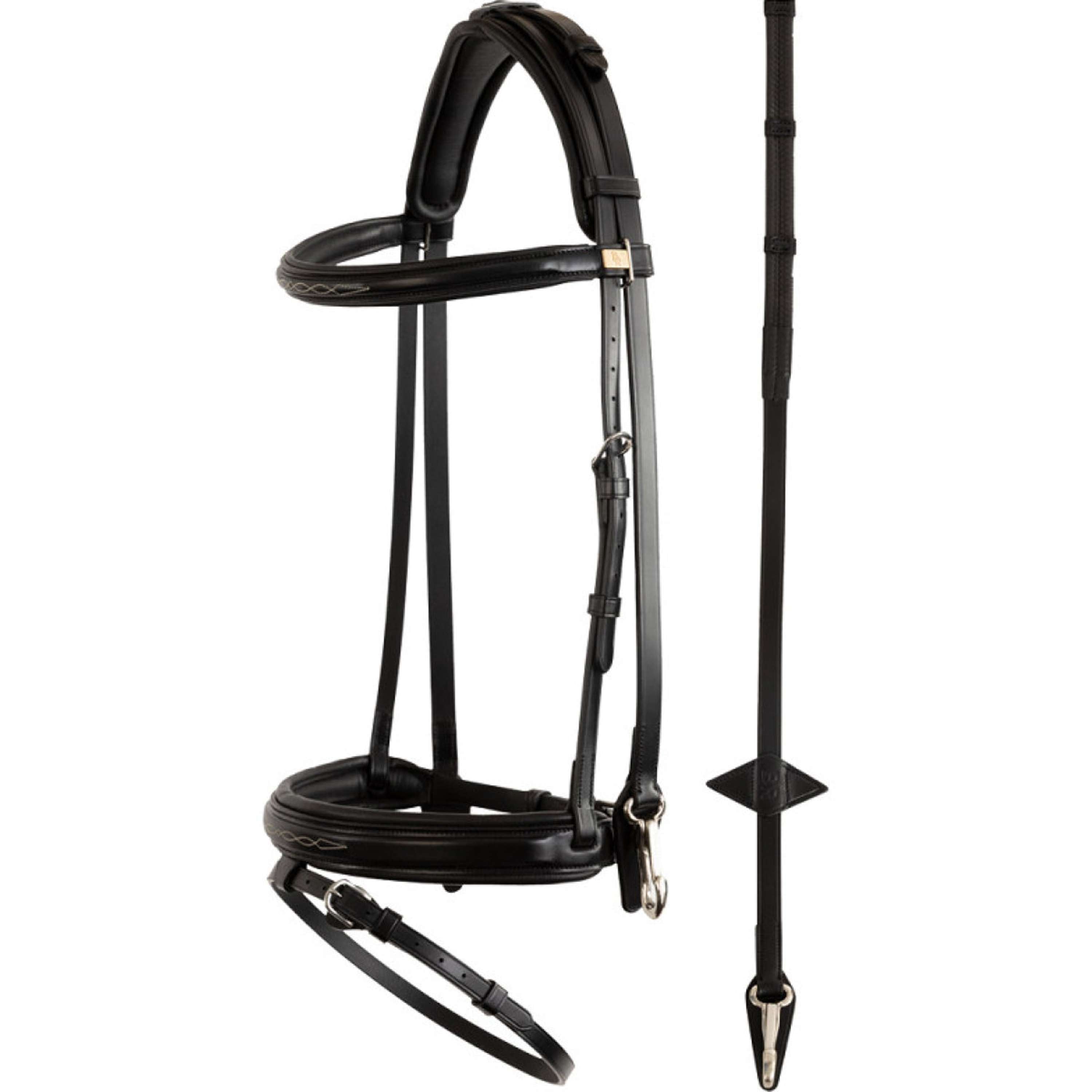 BR Bridle Seaford Black/Silver