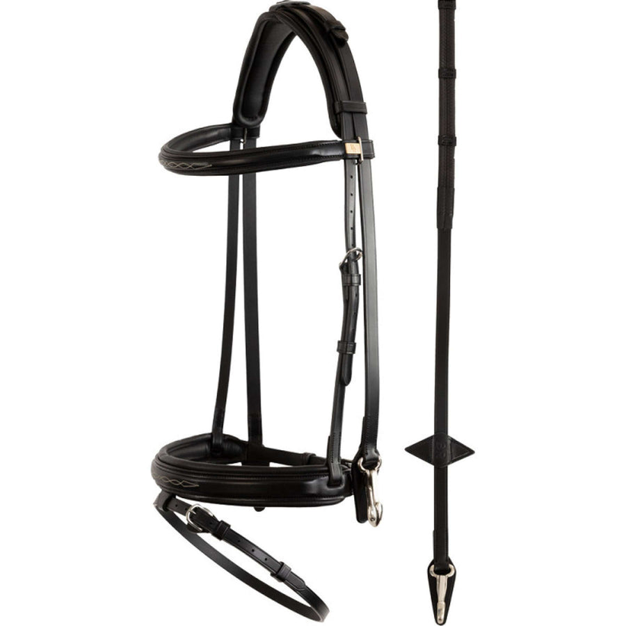 BR Bridle Seaford Black/Silver