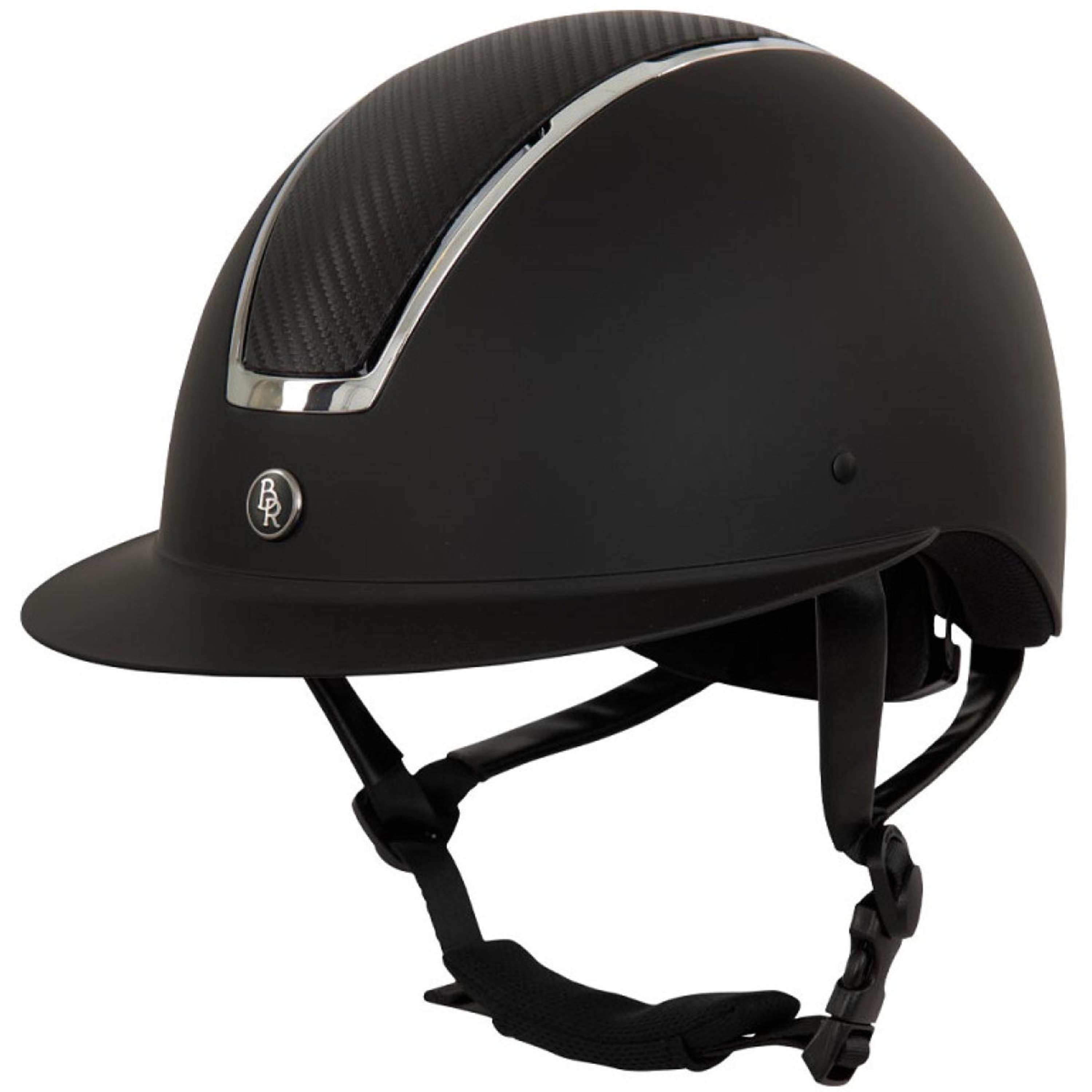 BR Cap Omega painted Black/Chrome
