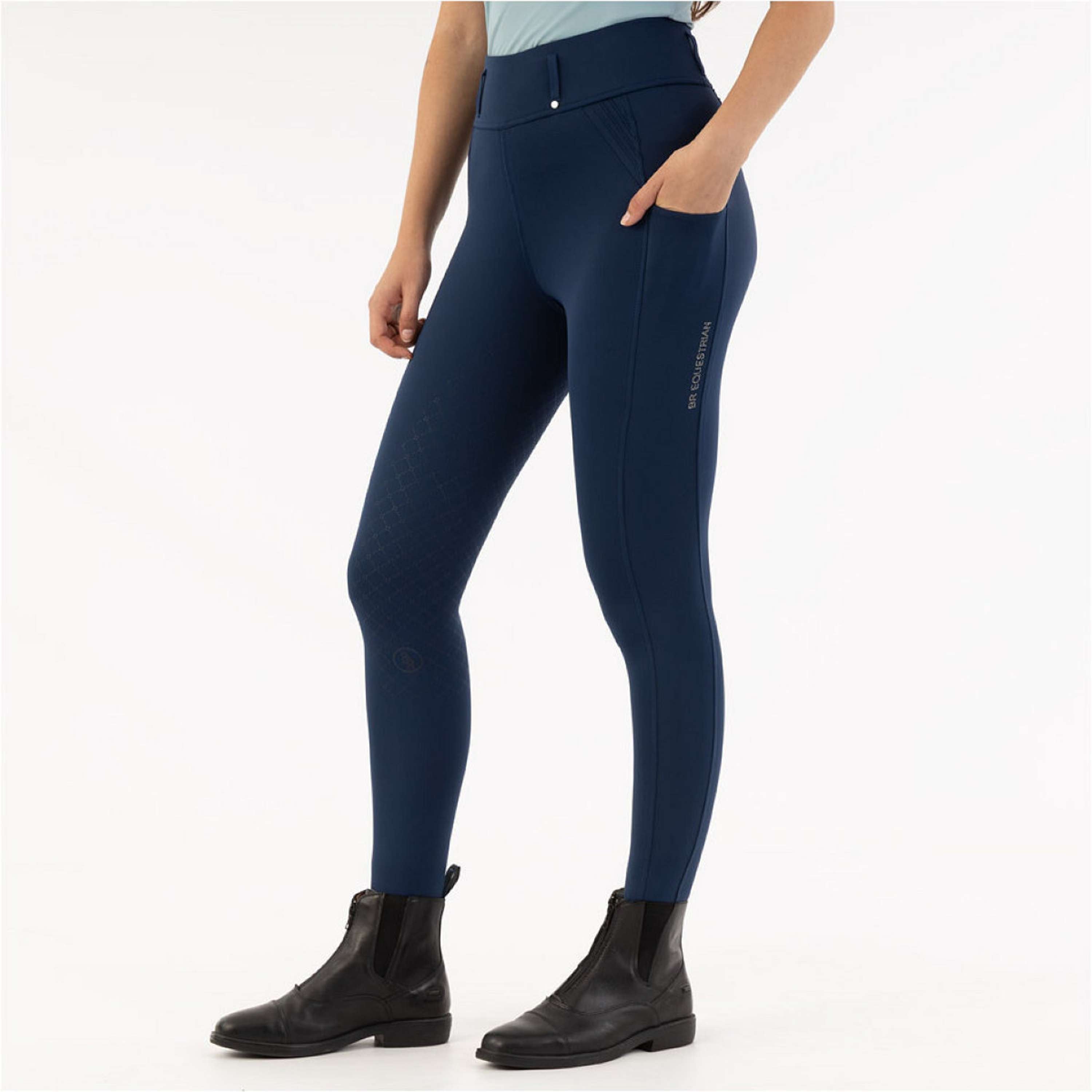 BR Riding Legging Krista Full Grip Pageant Blue