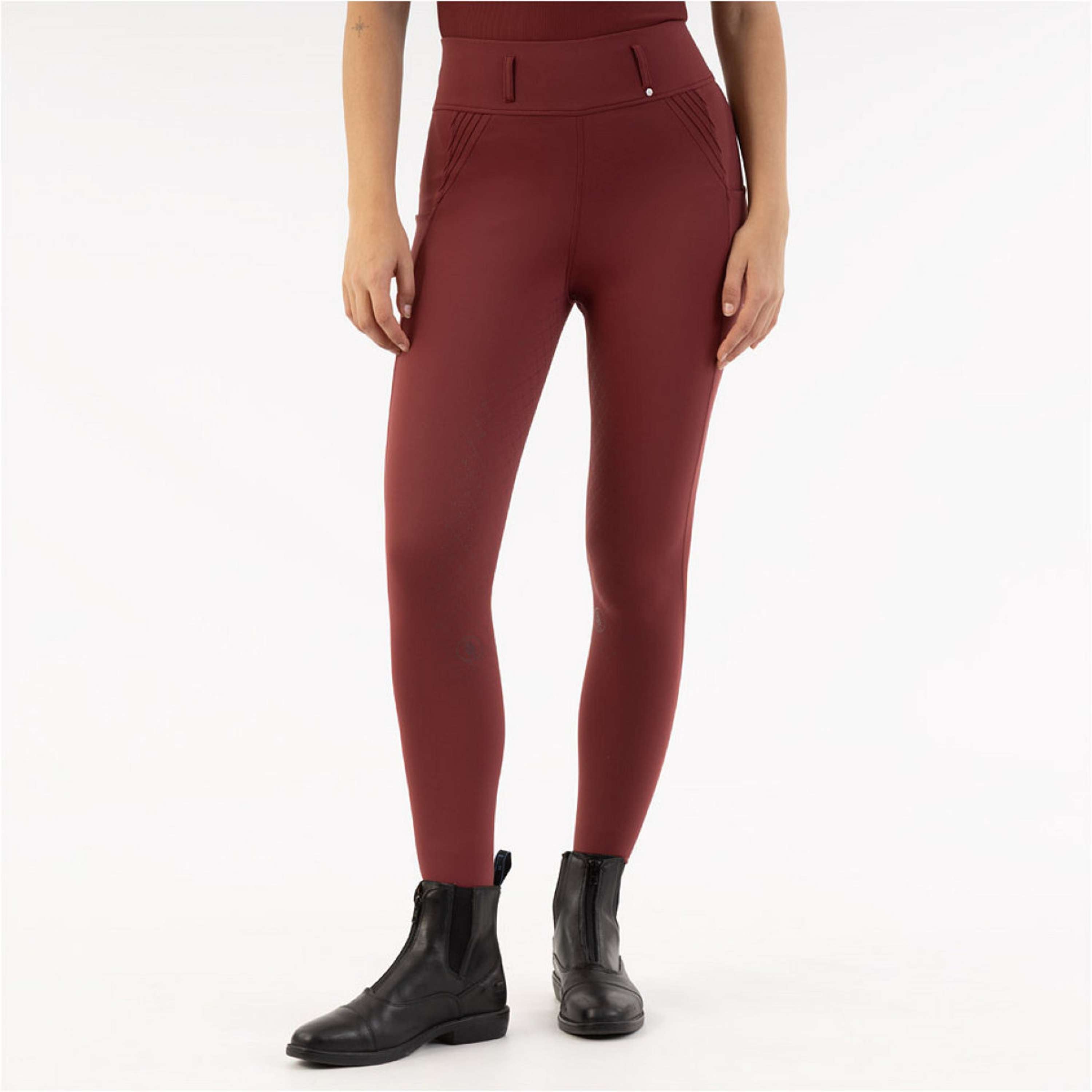 BR Riding Legging Krista Full Grip New Maroon
