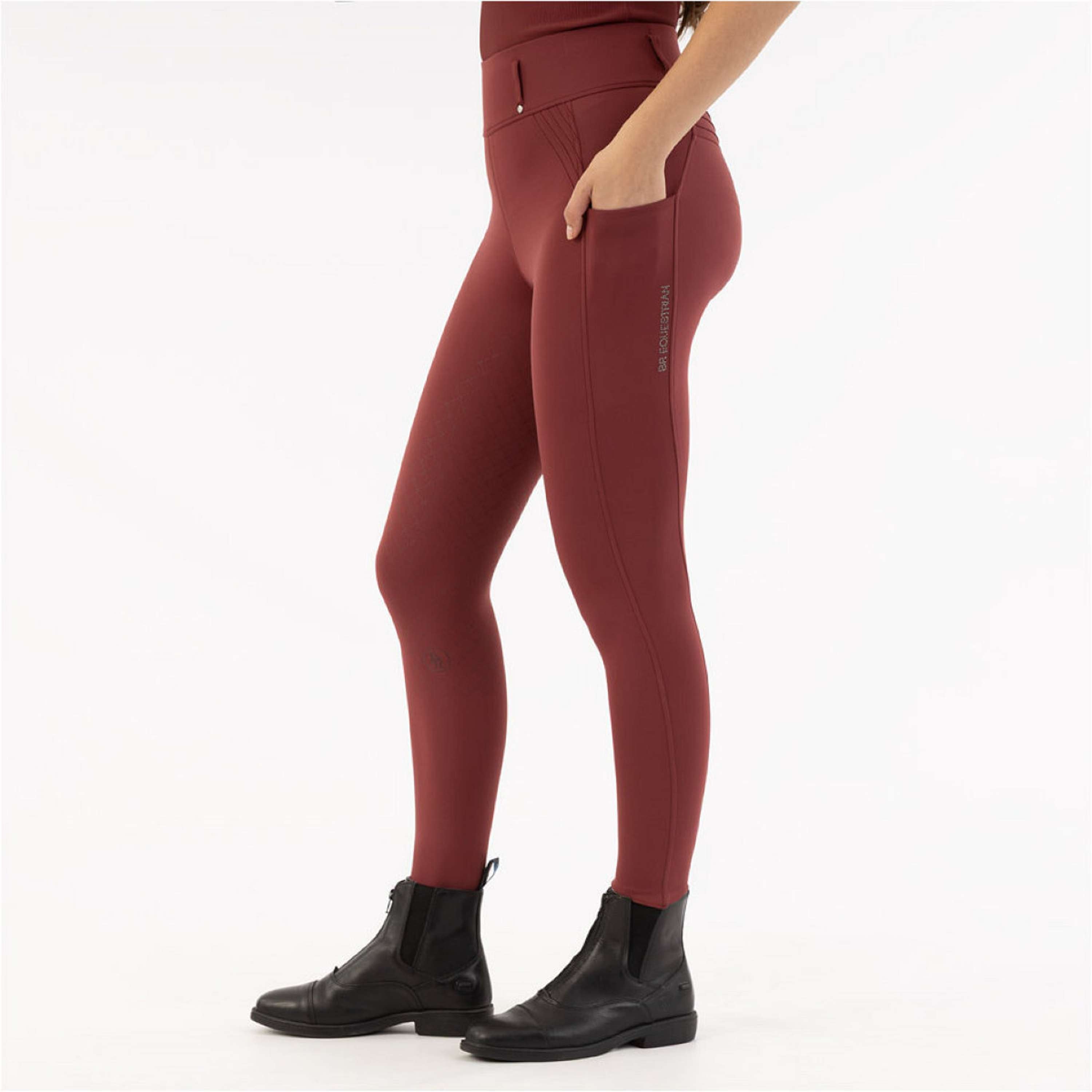 BR Riding Legging Krista Full Grip New Maroon