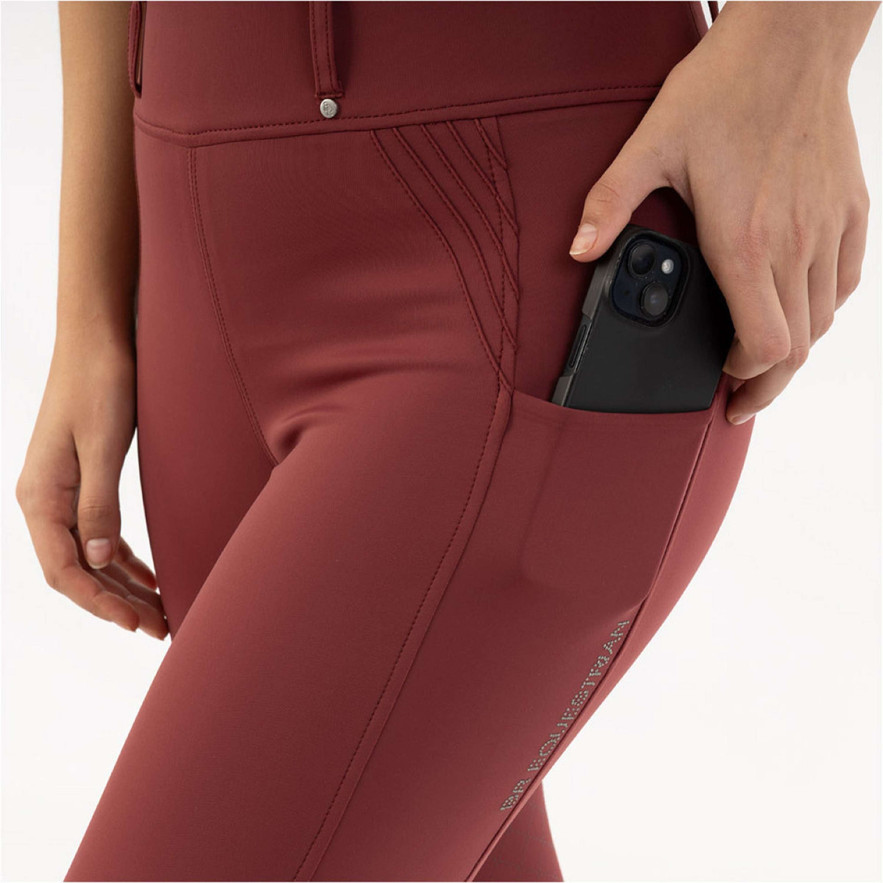 BR Riding Legging Krista Full Grip New Maroon