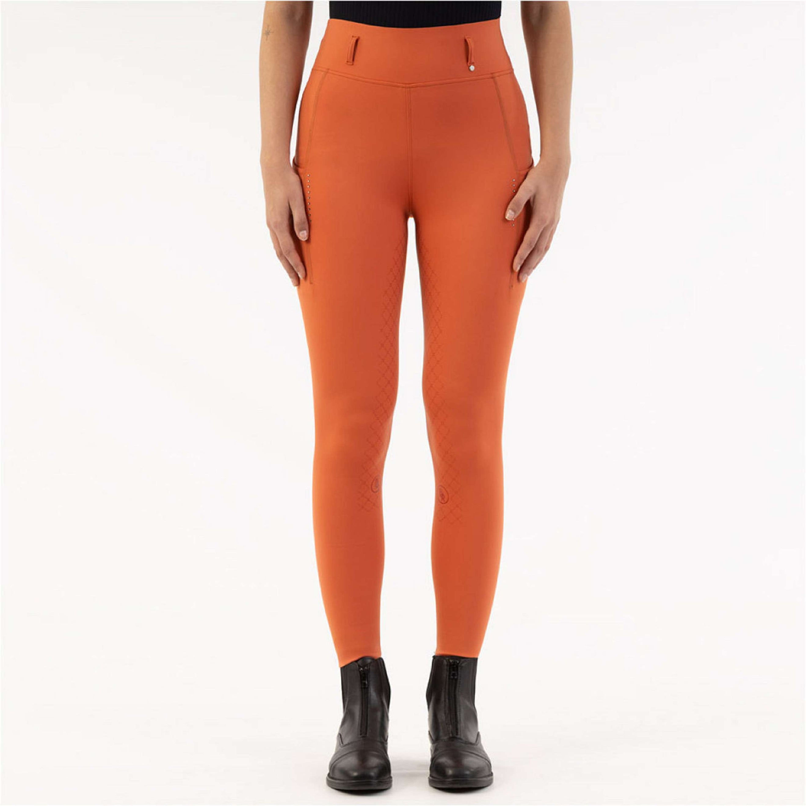 BR Riding Legging Kimore Full Grip Mecca Orange