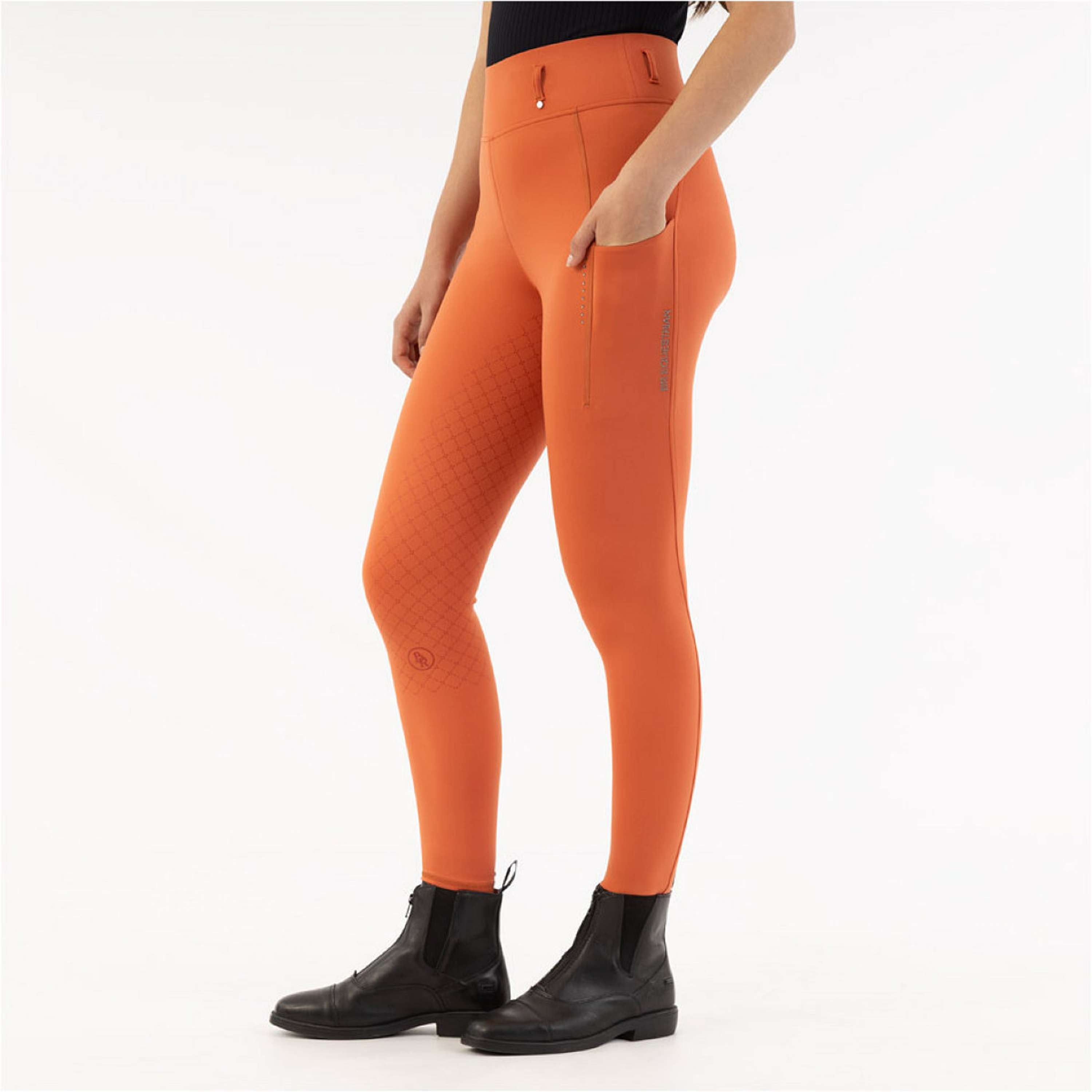 BR Riding Legging Kimore Full Grip Mecca Orange