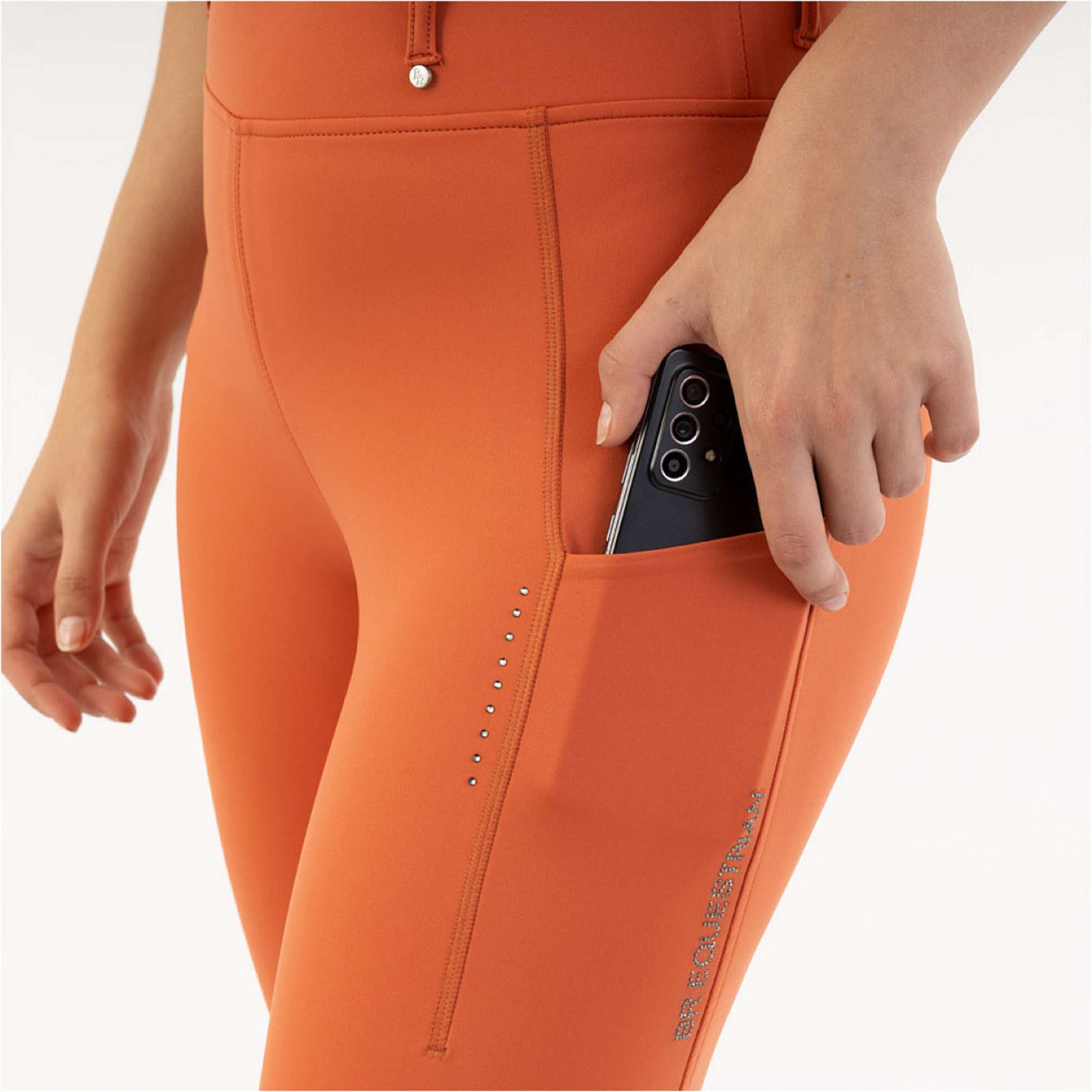 BR Riding Legging Kimore Full Grip Mecca Orange