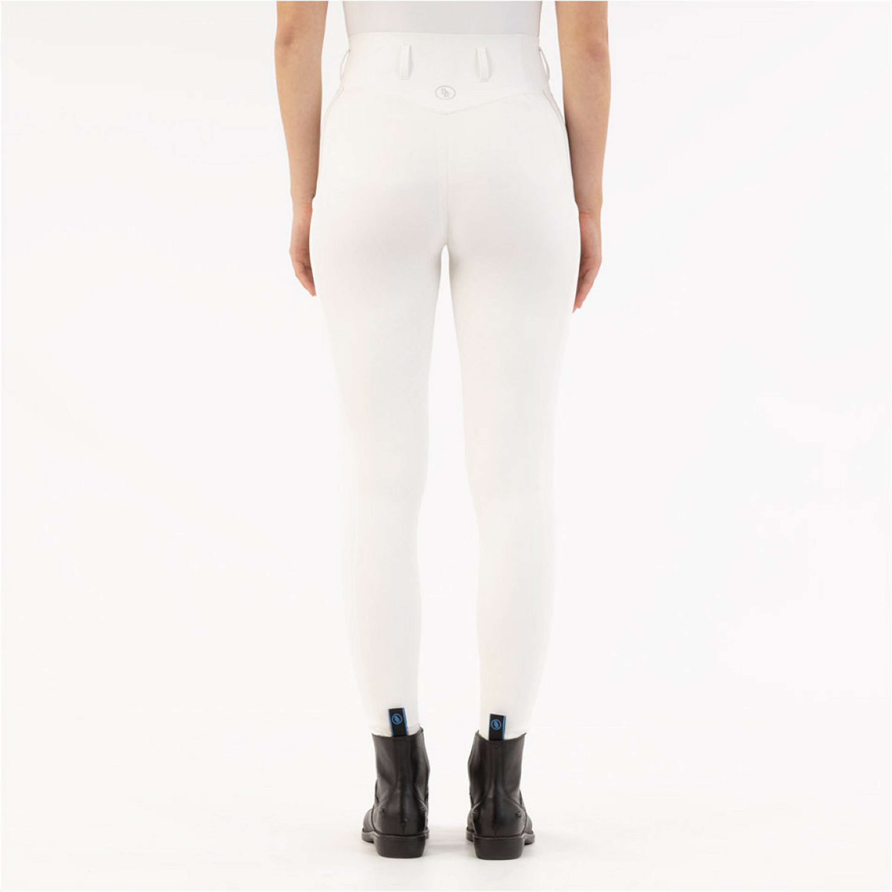 BR Riding Legging Kelly Full Grip Lucent White