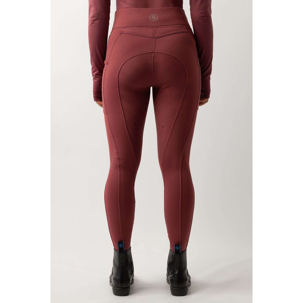 BR Riding Legging Lelie Full Grip Ladies Maroon