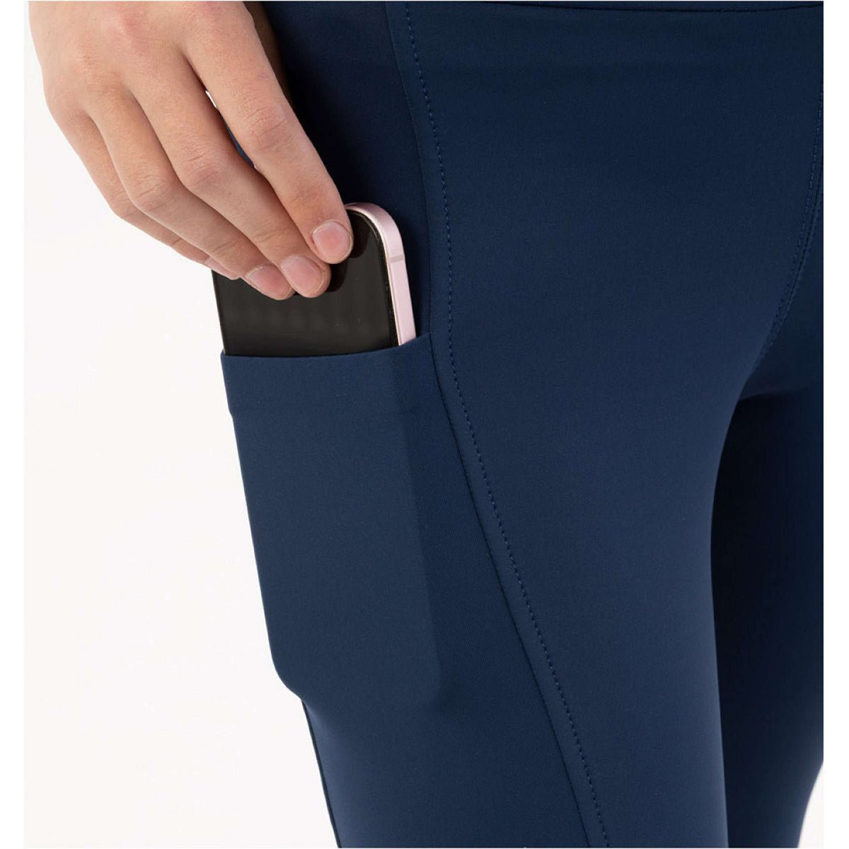 BR Riding Legging Eevolv Kika Kids Full Grip Pageant Blue