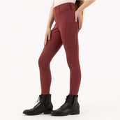 BR Riding Legging Eevolv Kika Kids Full Grip New Maroon