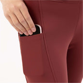 BR Riding Legging Eevolv Kika Kids Full Grip New Maroon