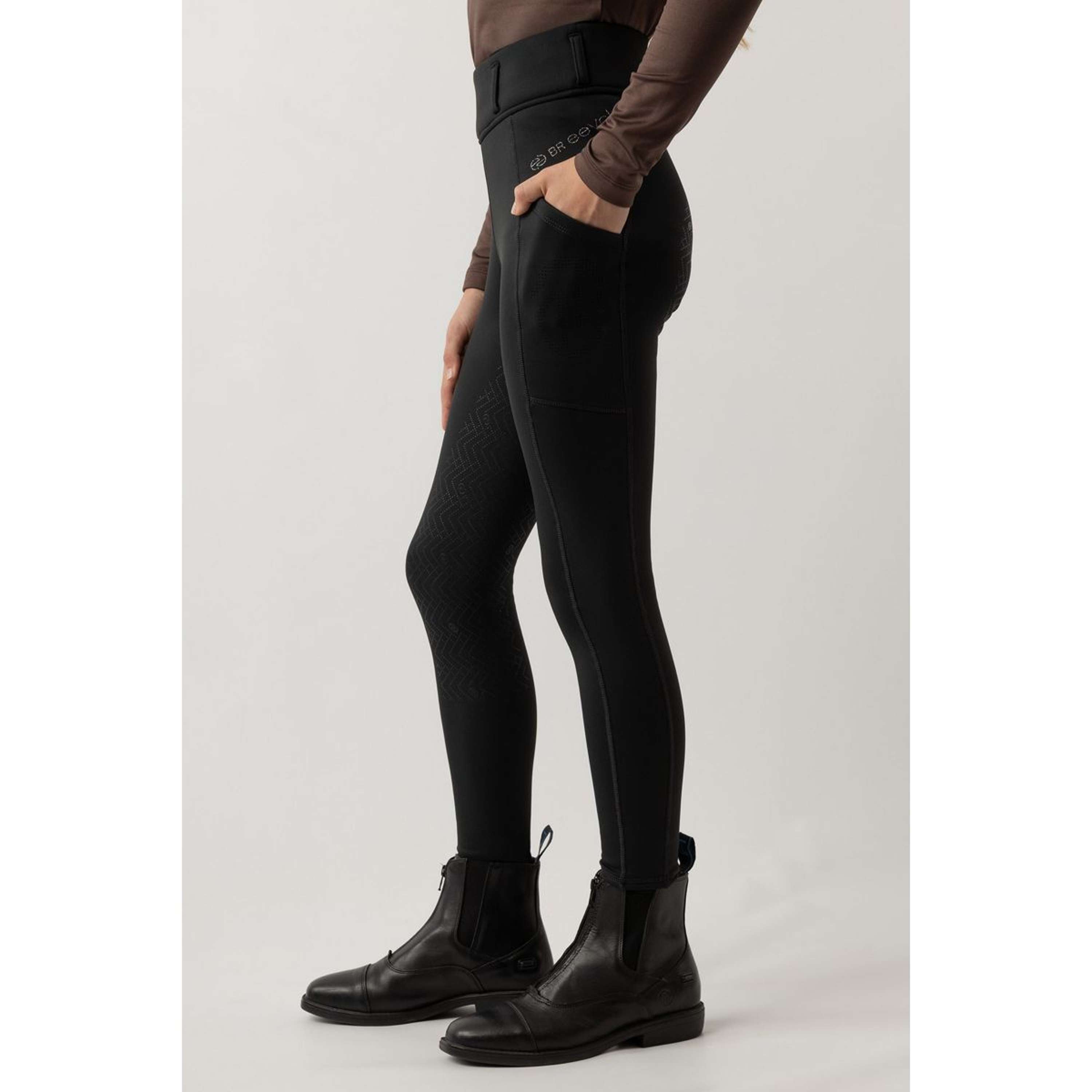 BR Riding Legging Eevolv Lenny Full Grip Children Moonless Night