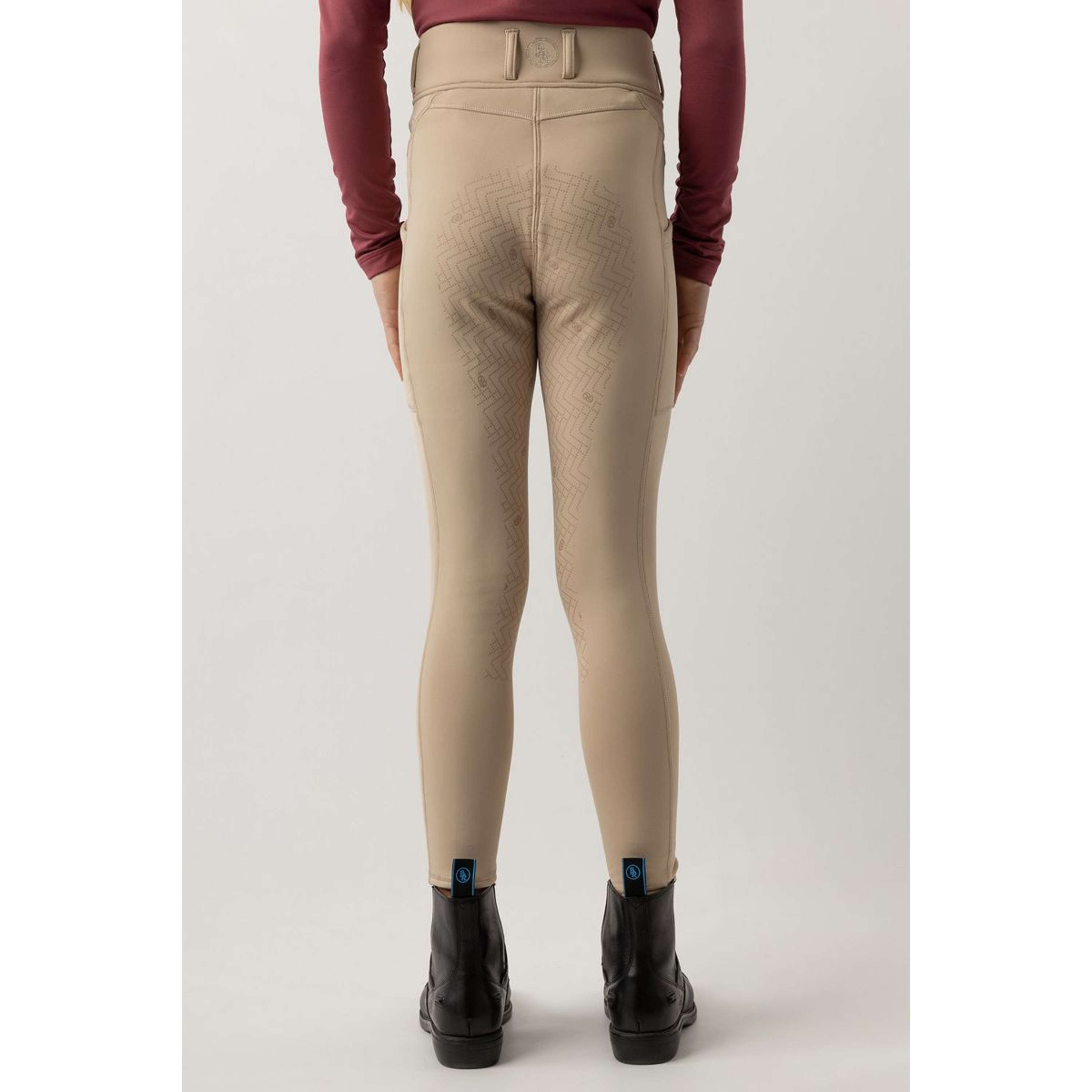 BR Riding Legging Eevolv Lenny Full Grip Children Doeskin