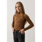 BR Turtleneck Sweater Eevolv Linn Children Cognac Ochre