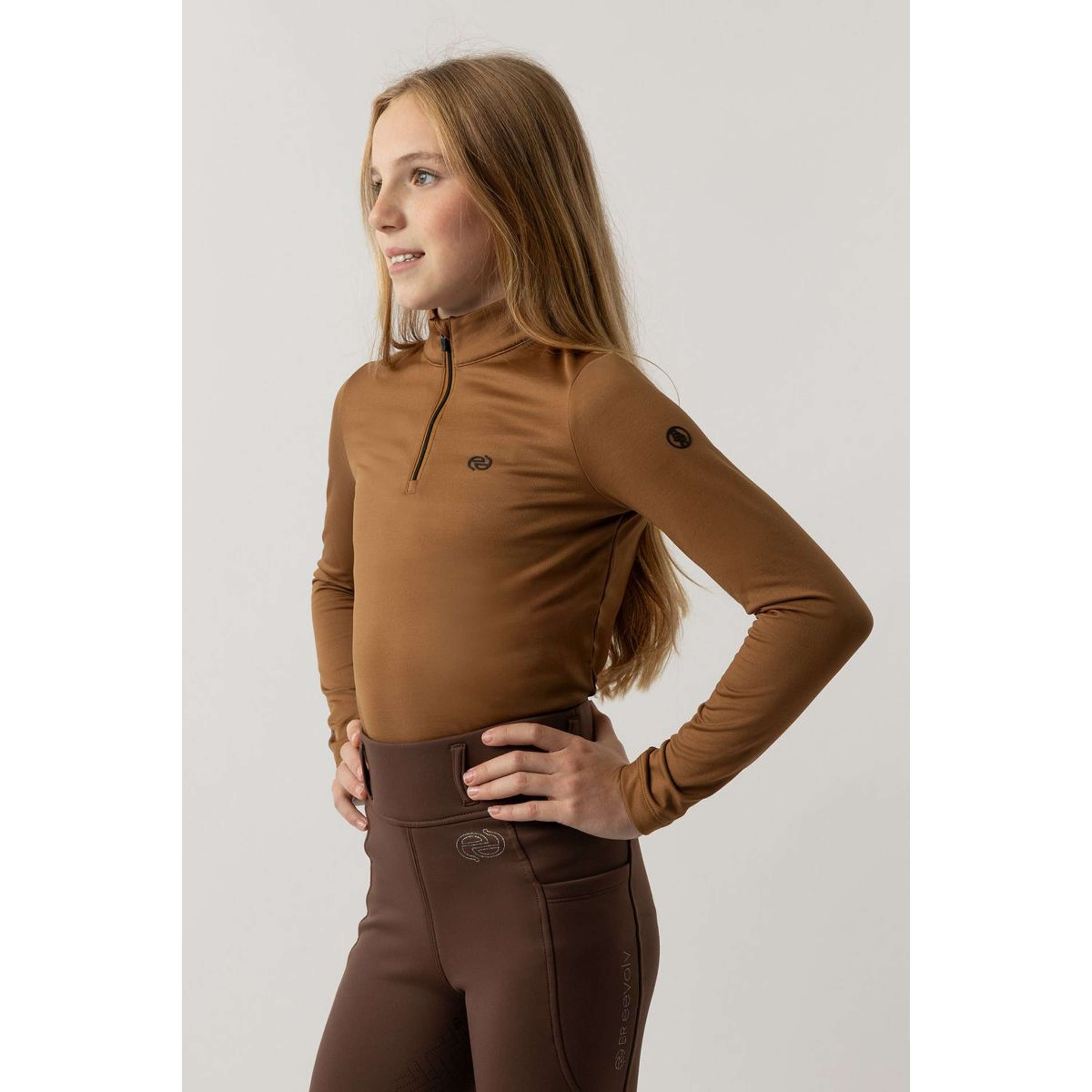 BR Pullover Eevolv Lizzy Children Cognac Ochre
