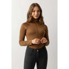 BR Turtleneck Sweater Leonel Women Cognac Ochre