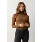 BR Turtleneck Sweater Leonel Women Cognac Ochre