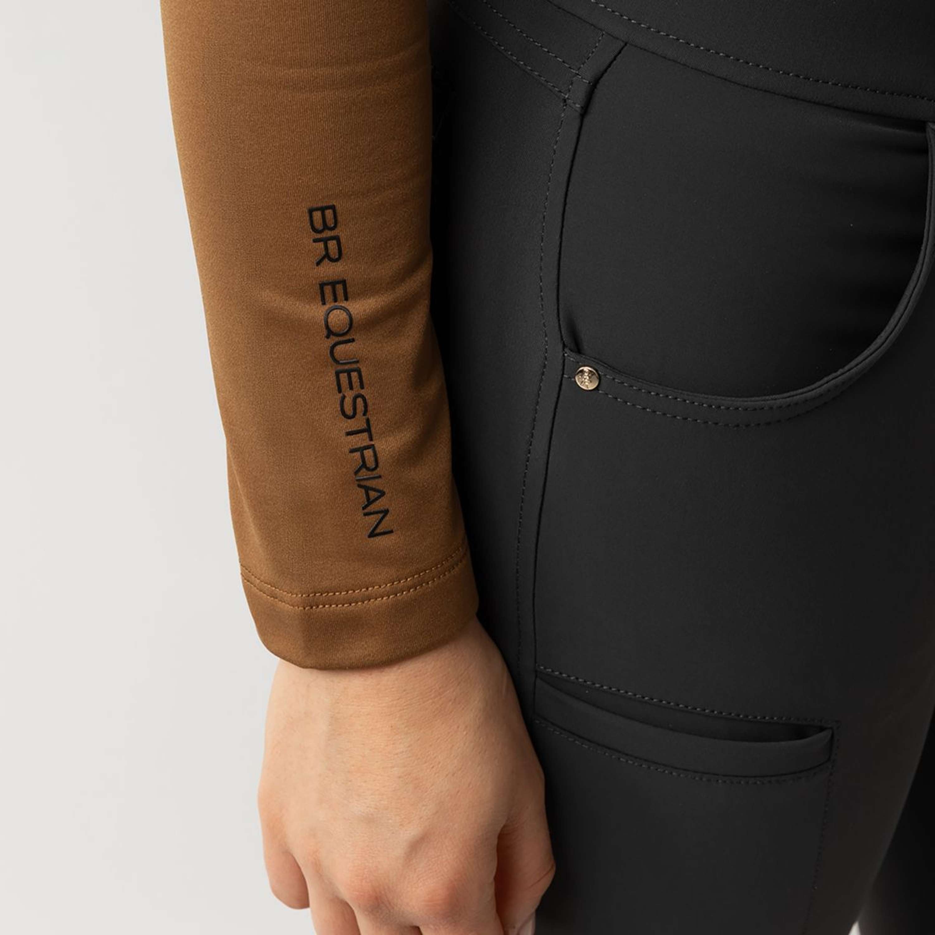 BR Turtleneck Sweater Leonel Women Cognac Ochre