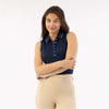 BR Polo Shirt Kiki Sleeveless Pageant Blue