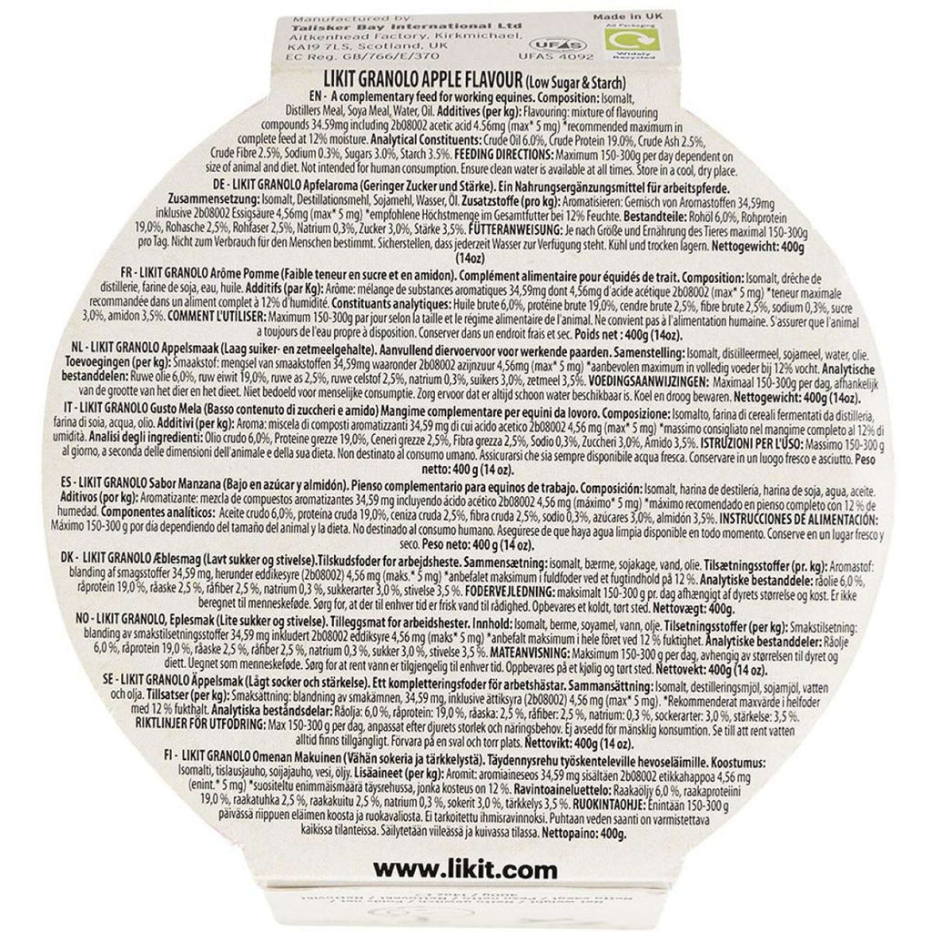 Likit Lickstone Round GranoLo Apple