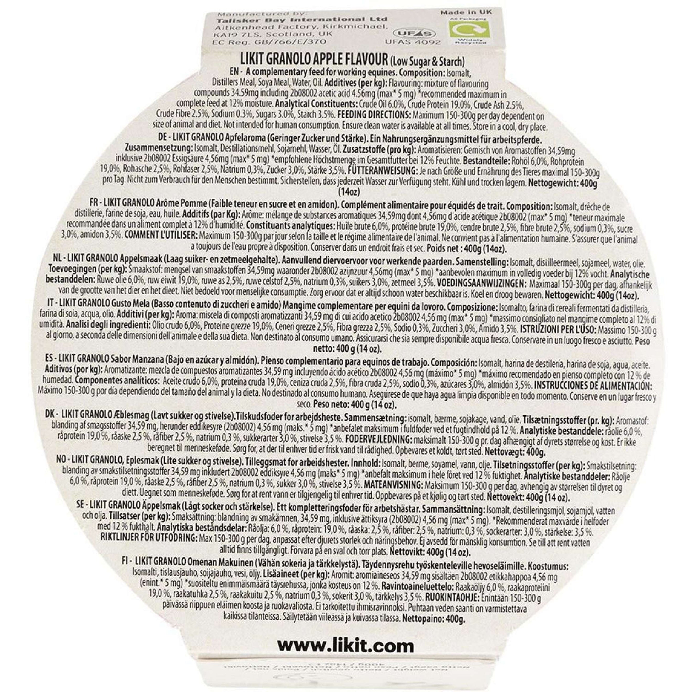 Likit Lickstone Round GranoLo Apple